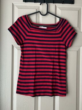 3 for $15 Red & Navy Striped T-Shirt
